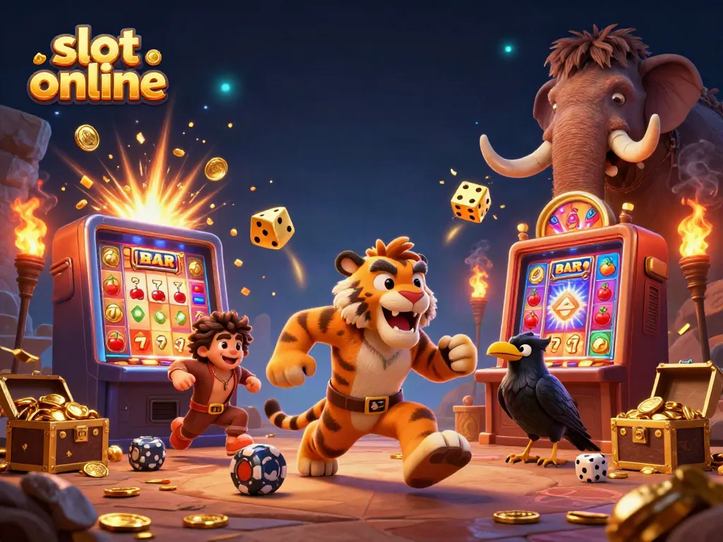 Spin and win with immersive themes in slot online games at a prehistoric casino.