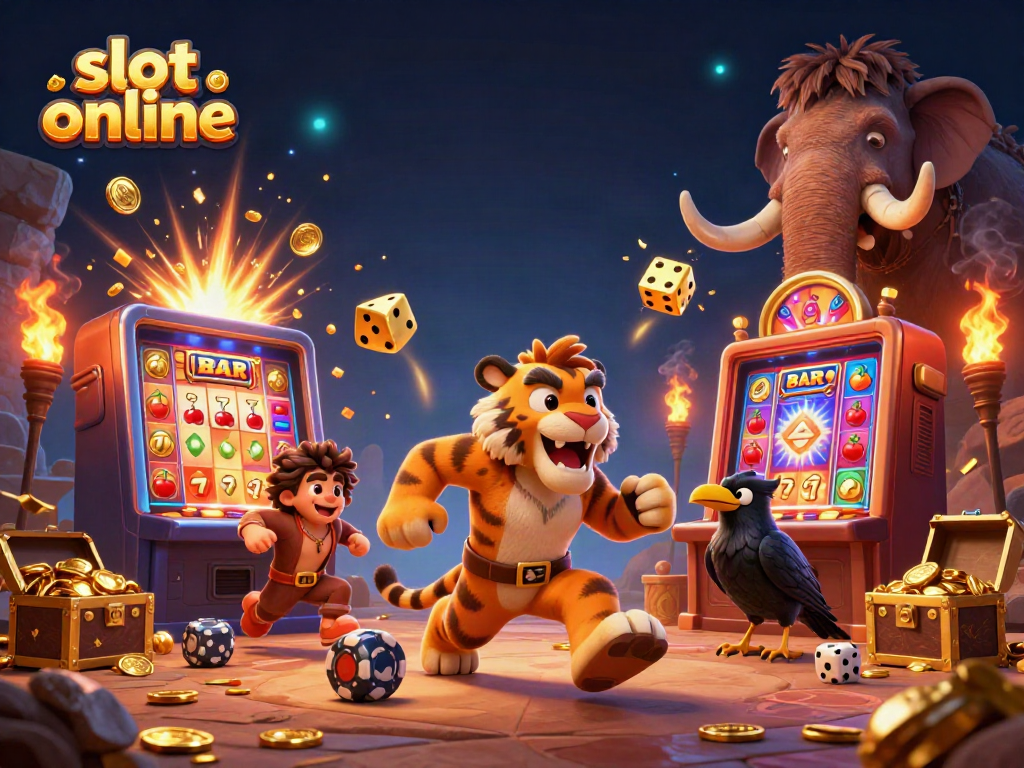 Spin and win with immersive themes in slot online games at a prehistoric casino.