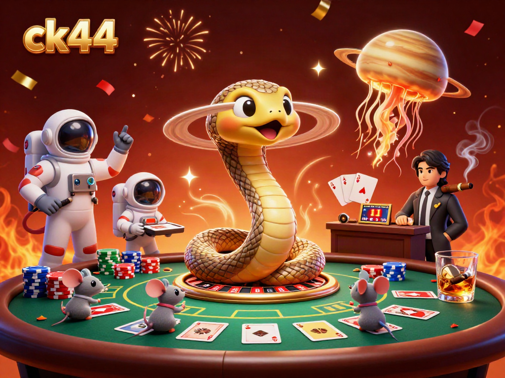 Experience ck44's vibrant gaming scene with thrilling bets on a cosmic roulette wheel.