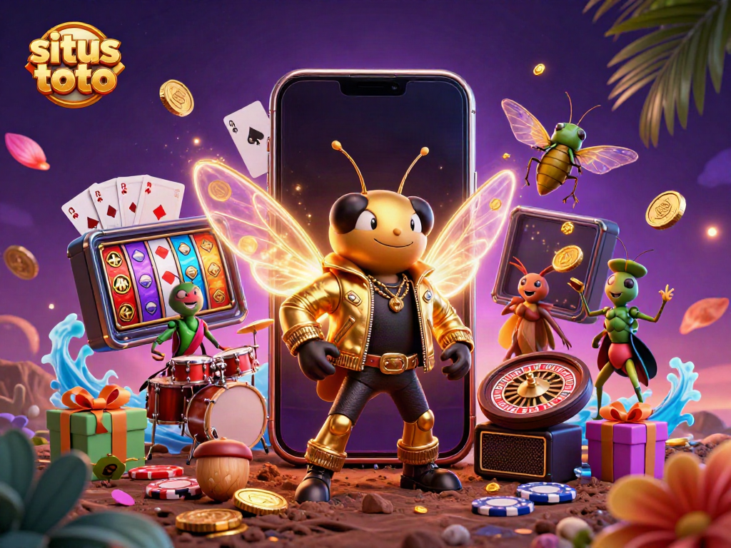 Experience excitement with the situs toto slot game, where animated characters ignite thrilling moments.